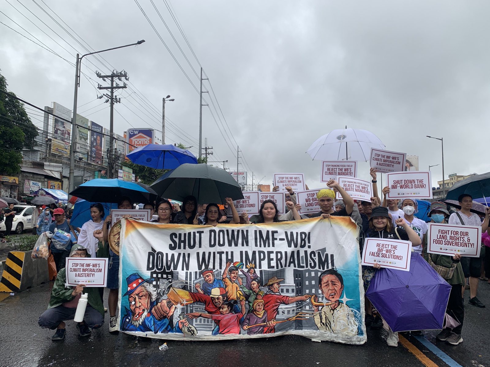 80 years is enough: Fight for food, land, and climate justice! Shut down the IMF-World Bank!